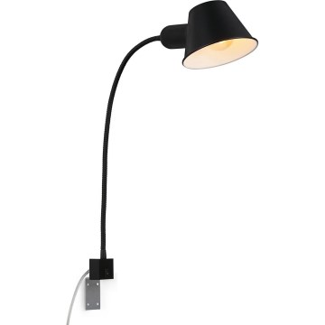 Briloner 2079-015 - Flexible Wandleuchte 1xE27/10W/230V schwarz