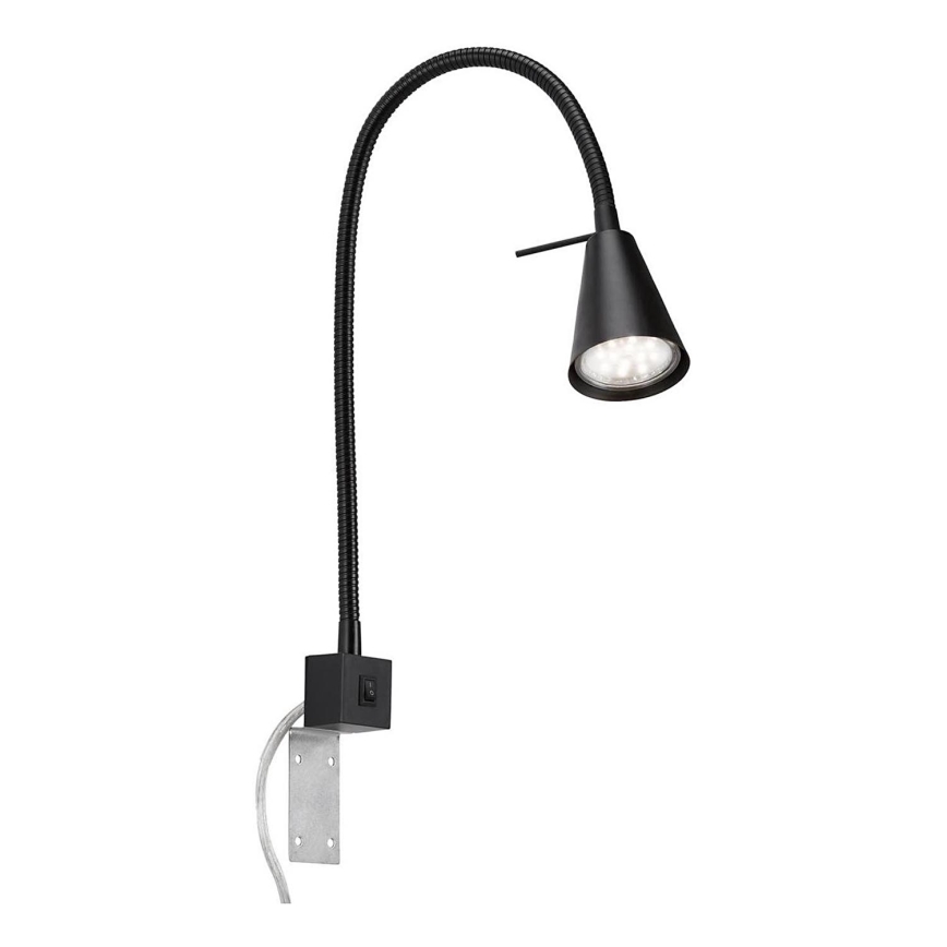 Briloner 2080-015 - LED-Wandlampe COMFORT LIGHT 1xGU10/5W/230V schwarz