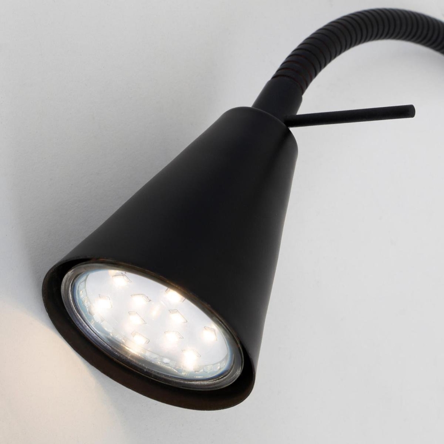 Briloner 2080-015 - LED-Wandlampe COMFORT LIGHT 1xGU10/5W/230V schwarz