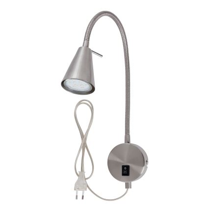 Briloner 2082-012 - LED-Wandlampe COMFORT LIGHT 1xGU10/5W/230V mattes Chrom