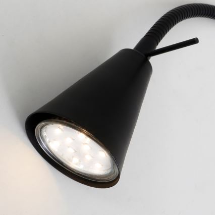 Briloner 2082-015 - LED-Wandlampe COMFORT LIGHT 1xGU10/5W/230V schwarz