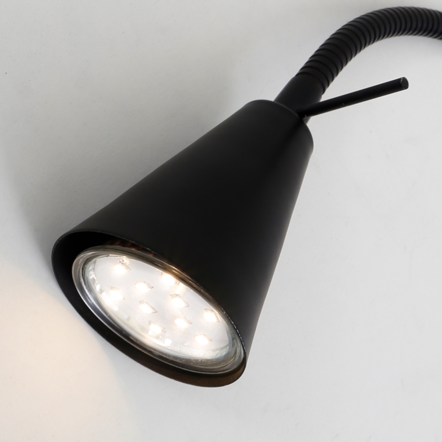 Briloner 2082-015 - LED-Wandlampe COMFORT LIGHT 1xGU10/5W/230V schwarz