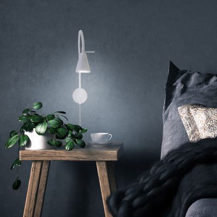 Briloner 2082-016 - LED flexible Wandleuchte COMFORT LIGHT 1xGU10/5W/230V weiß