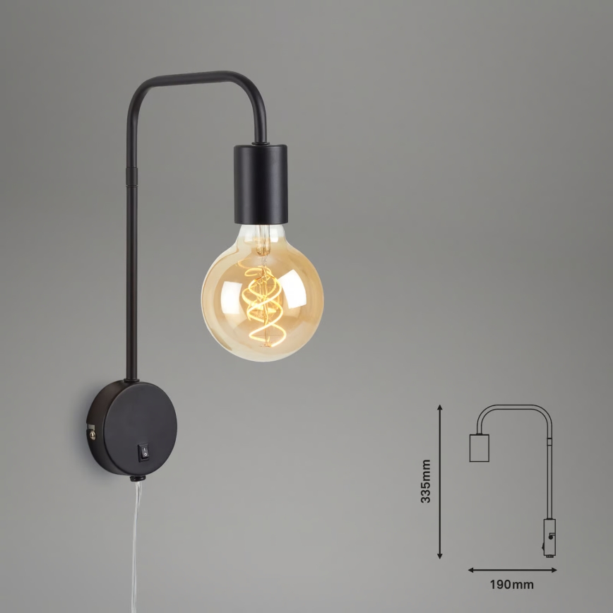 Briloner 2086-015 - Wandleuchte 1xE27/10W/230V