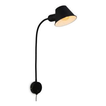 Briloner 2089-015 - Flexible Wandleuchte BRELLO 1xE27/10W/230V schwarz
