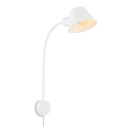 Briloner 2089-016 - Flexible Wandleuchte BRELLO 1xE27/10W/230V weiß
