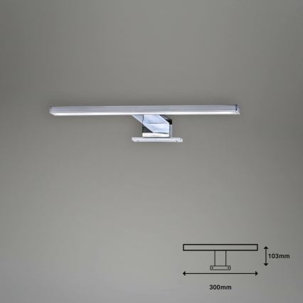 Briloner 2104-018 - LED-Badezimmer-Spiegelbeleuchtung DUN LED/5W/230V 30 cm IP44