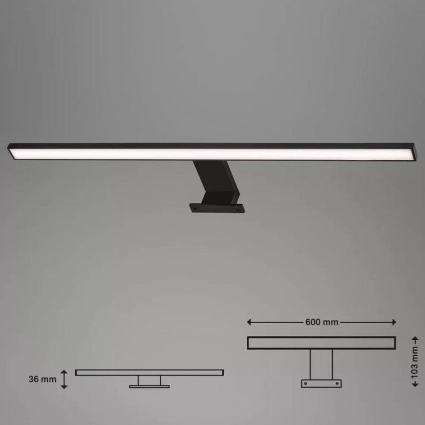 Briloner 2104-115 - LED Badezimmerspiegelbeleuchtung DUN LED/8W/230V 60 cm IP44