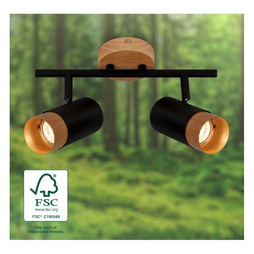 Briloner 2144025 - Strahler SPOT 2xGU10/9W/230V