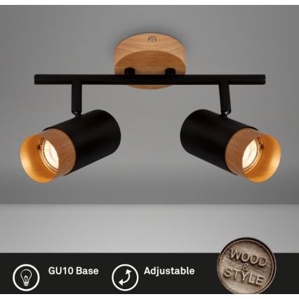 Briloner 2144025 - Strahler SPOT 2xGU10/9W/230V