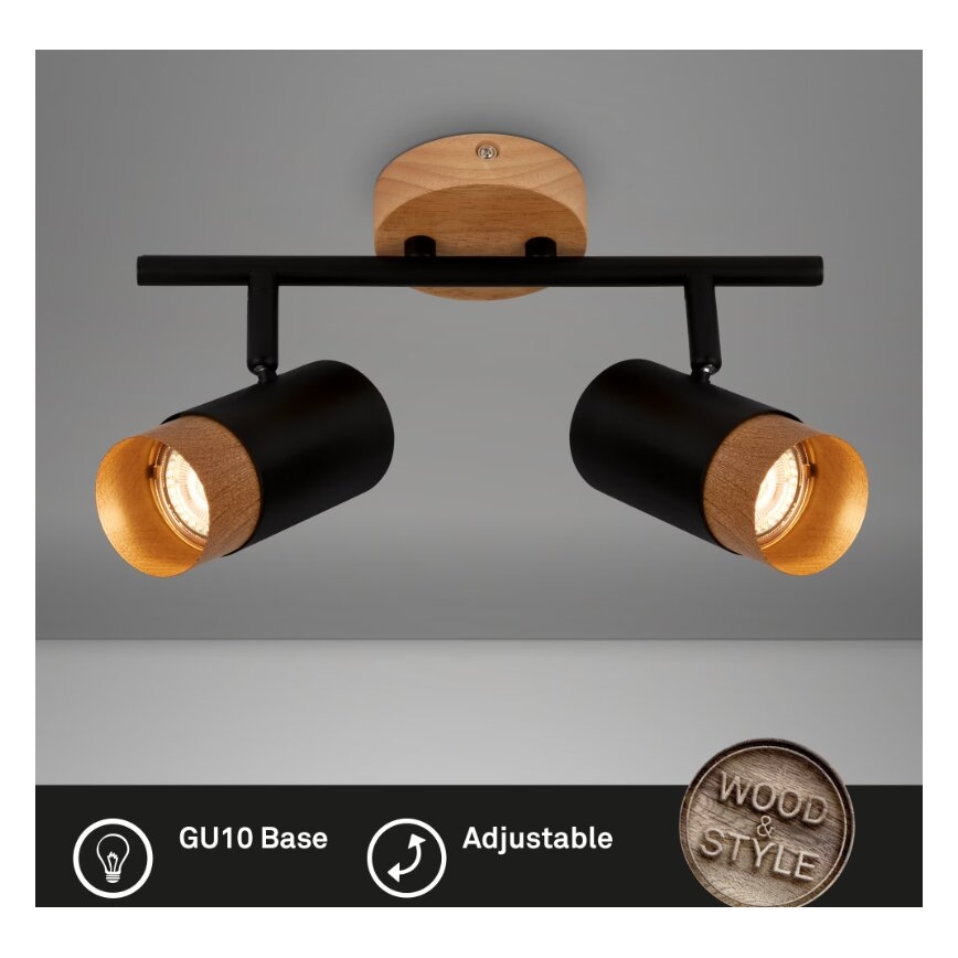 Briloner 2144025 - Strahler SPOT 2xGU10/9W/230V