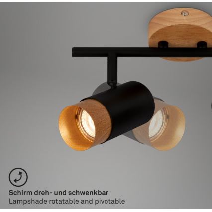 Briloner 2144025 - Strahler SPOT 2xGU10/9W/230V