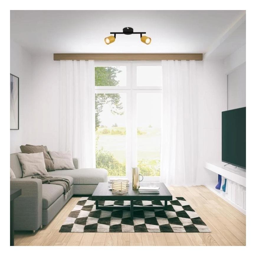 Briloner 2145-027 - Moderner Deckenspot für 2x GU10, 9 W, 230 V