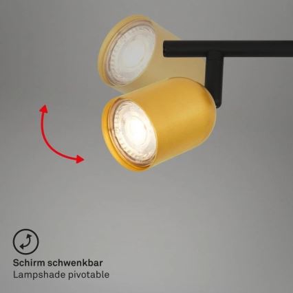 Briloner 2145-027 - Moderner Deckenspot für 2x GU10, 9 W, 230 V