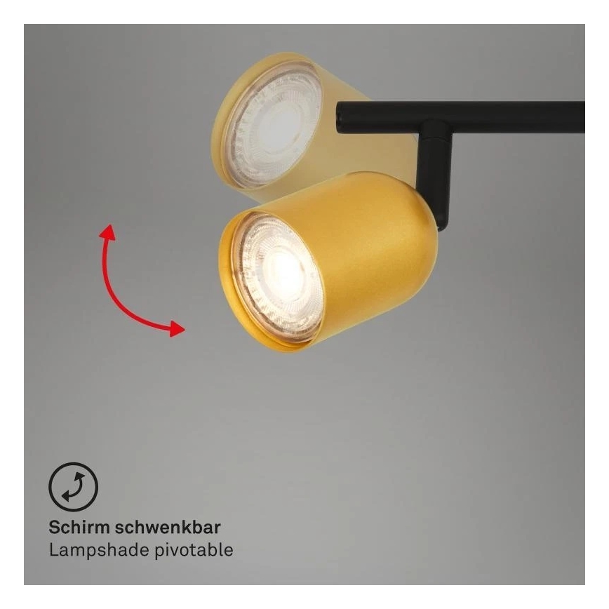 Briloner 2145-027 - Moderner Deckenspot für 2x GU10, 9 W, 230 V