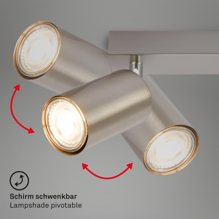 Briloner 2172-022 - Spotleuchte 2xGU10/9W/230V mattchrom