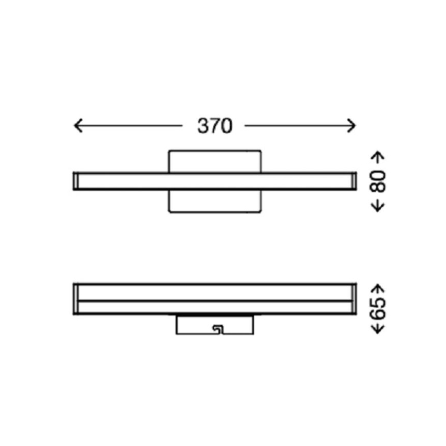 Briloner 2206-018 - LED-Badezimmer-Spiegelleuchte SPLASH LED/6W/230V IP23
