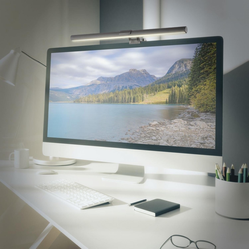 Briloner 2303-015 - Dimmbare LED-Monitorbeleuchtung LED/3,5W/230V 2700/4000/6500K
