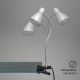 Briloner 2615-014P - LED-Klemmlampe GRIP LED/2,5W/230V silbern