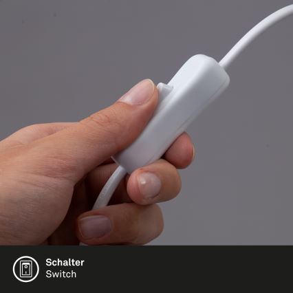 Briloner 2615-016P - LED-Klemmlampe GRIP LED/2,5W/230V weiß
