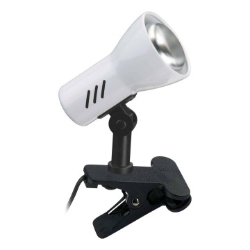 Briloner 2794/016P - Klemmleuchte 1xE14/40W/230V schwarz/weiß