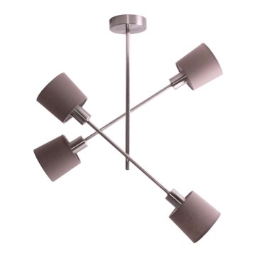 Briloner 2811-042 - Stange-Kronleuchter  NATURE 4xE14/5,5W/230V