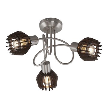 Briloner 2812-032 - Anbauleuchte NATUR 3xE14/5,5W/230V