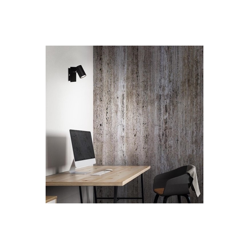 Briloner 2857-015 - Wandstrahler SPOT 1xGU10/40W/230V schwarz