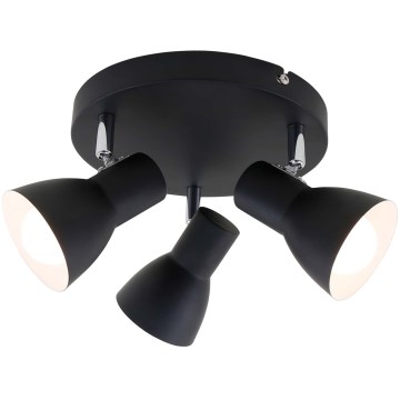 Briloner 2860-035 - Spotleuchte CUP 3xE14/25W/230V schwarz