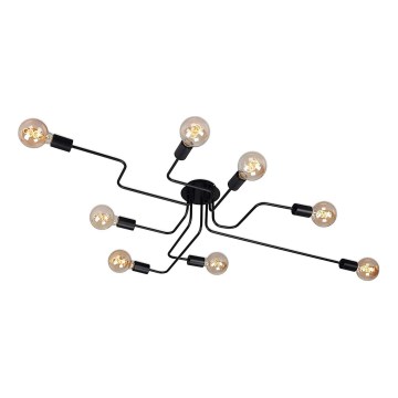 Briloner 2888-085 - Anbauleuchte FARETTO 8xE27/60W/230V schwarz