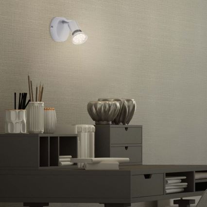 Briloner 2906-014 - LED-Wandstrahler PICCO 1xGU10/3W/230V