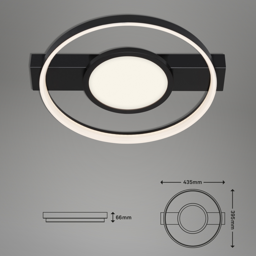 Briloner 3026-015 - Dimmbare LED-Deckenleuchte FRAME LED/33W/230V