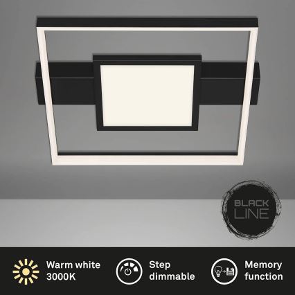 Briloner 3028-015 - Dimmbare LED-Deckenleuchte FRAME LED/38W/230V