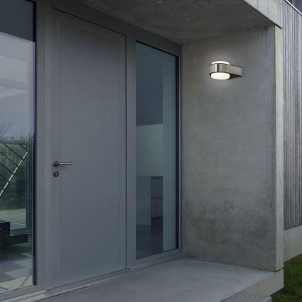 Briloner 3035-012 - LED-Outdoor-Wandleuchte HANAU LED/6,5W/230V IP44 matt Chrom