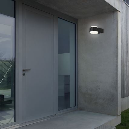 Briloner 3035-015 - LED Außenwandleuchte HANAU LED/6,5W/230V IP44 schwarz