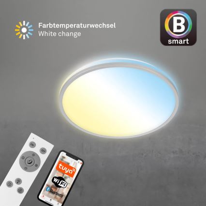 Briloner 3064-014 - Dimmbare LED-Deckenleuchte IVY LED/24W/230V Wi-Fi Tuya Ø 33,3 cm + Fernbedienung