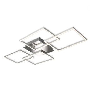Briloner 3091-018 - Dimmbare LED-Deckenleuchte FRAME LED/30W/230V glänzendes Chrom