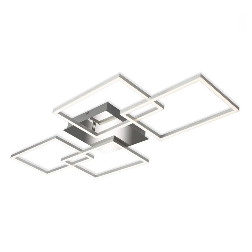 Briloner 3091-018 - Dimmbare LED-Deckenleuchte FRAME LED/30W/230V glänzendes Chrom