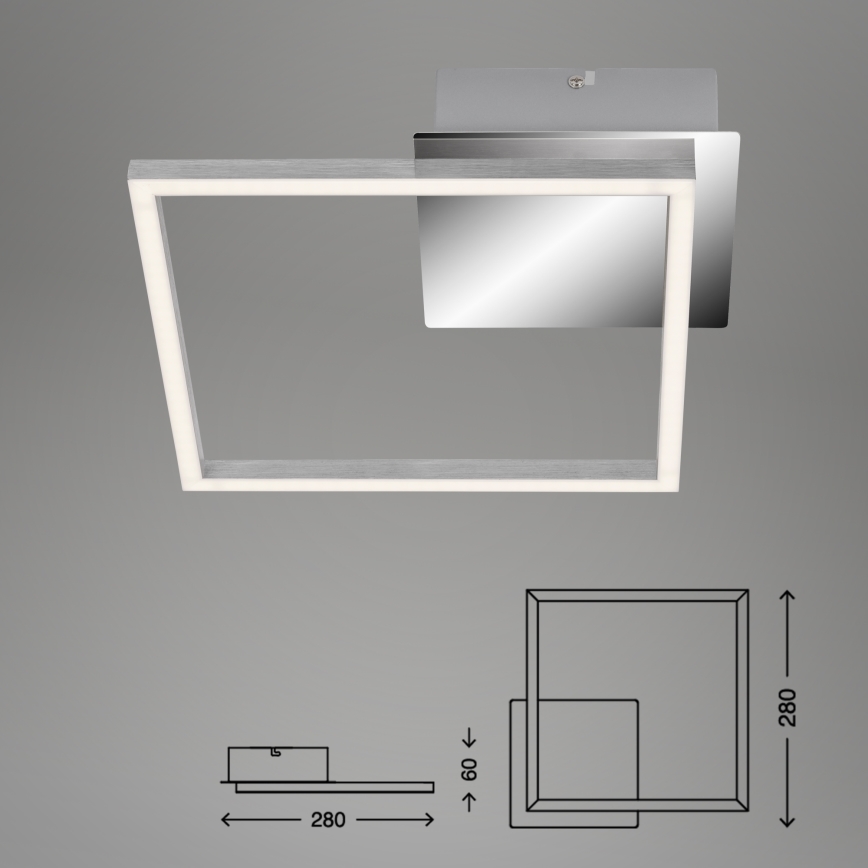 Briloner 3105-018 - LED Dimmbare Deckenleuchte FRAMES LED/9,7W/230V