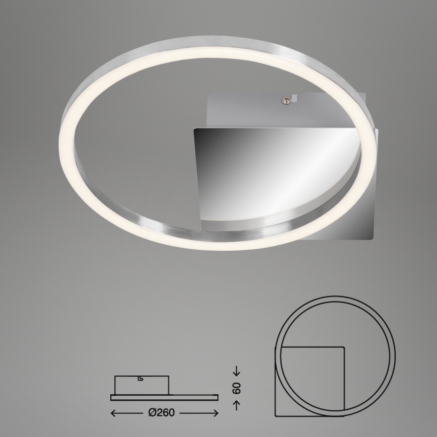 Briloner 3106-018 - LED dimmbare Deckenleuchte FRAMES LED/7,5W/230V