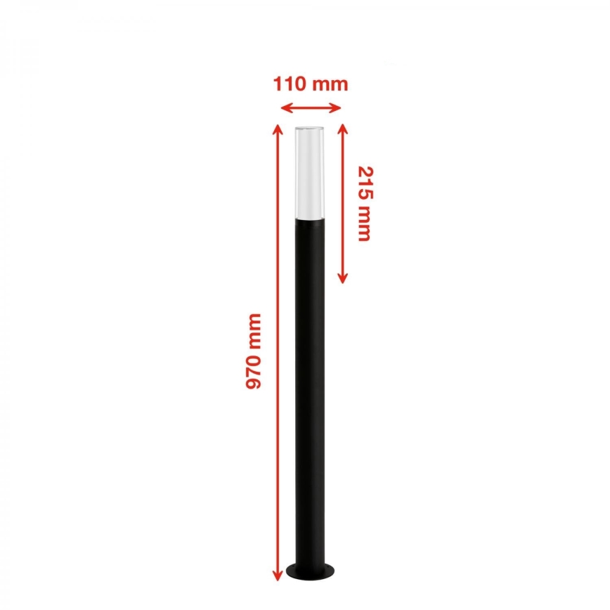 Briloner 311505TF - LED-Außenleuchte LED/8W/230V IP44 4000K 97 cm schwarz