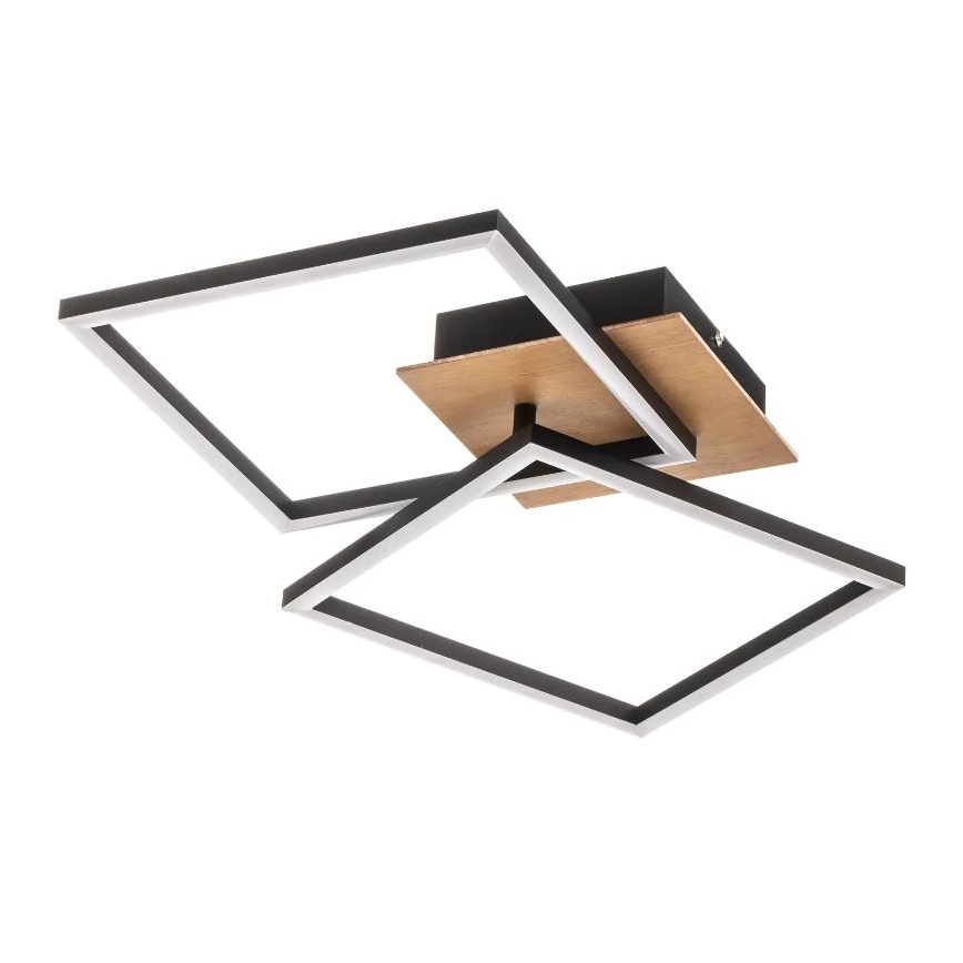 Briloner 3210-014 - Dimmbare LED-Deckenleuchte FRAME 2xLED/11W/230V braun