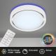 Briloner 3227-016 - Dimmbare LED-RGB-Leuchte mit Sensor TALENA LED/24W/230V weiß + Fernbedienung