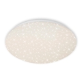 Briloner 3373-016 - STARRY dimmbare LED-Deckenleuchte LED/15W/230V 3000-6500K Ø 28 cm weiß, inkl. Fernbedienung