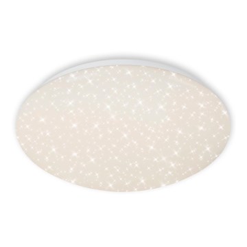 Briloner 3373-016 - STARRY dimmbare LED-Deckenleuchte LED/15W/230V 3000-6500K Ø 28 cm weiß, inkl. Fernbedienung