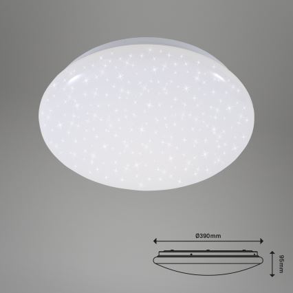 Briloner 3380-116 - LED Dimmbare Deckenleuchte STARRY SKY LED/18W/230V 2700/4000K