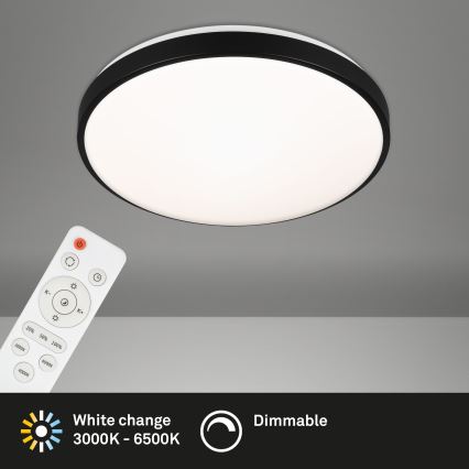 Briloner 3430-015 - Dimmbare LED-Deckenleuchte MANNY LED/48W/230V + Fernbedienung