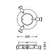 Briloner 3498-048 - LED Deckenleuchte START 4xGU10/3W/230V