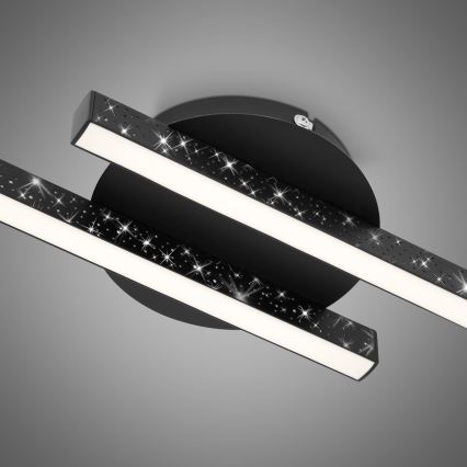 Briloner 3517-025 - LED-Aufbauleuchte REY 2xLED/6W/230V schwarz