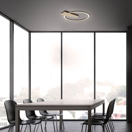 Briloner 3542017 - Dimmbare LED-Deckenleuchte NICO LED/12W/230V golden
